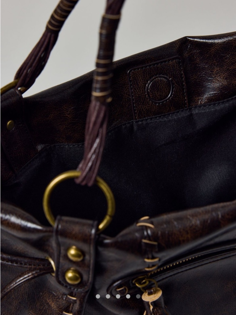 Silence + Noise Washed Faux Leather
Tote Bag - Picture 5 of 6